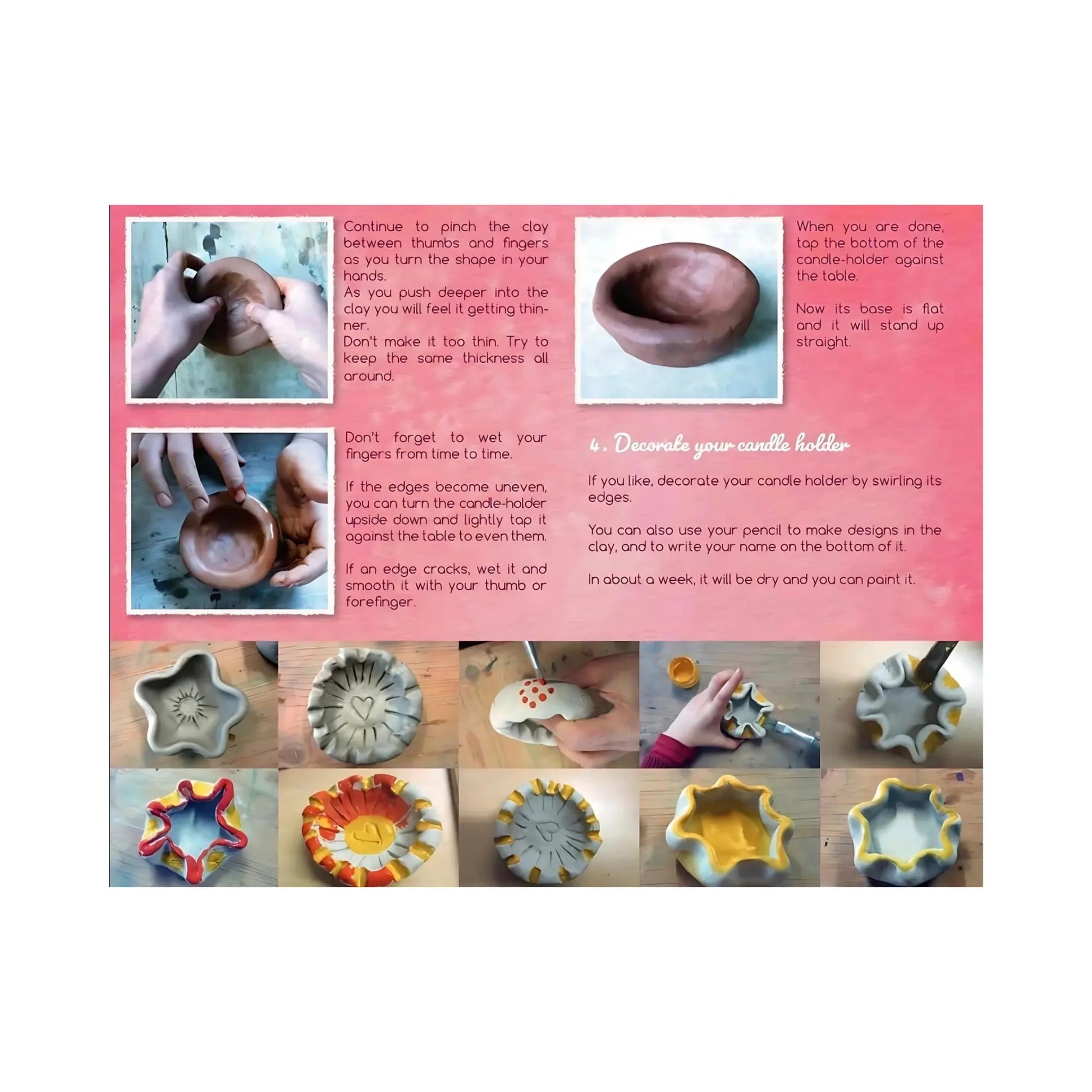 Louis’ Farm: Nature Inspired Magazine for Kids Hands On Pinch Pot Instructions - Alder & Alouette