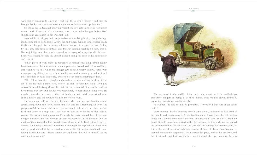 The Wind in the Willows Illustrated Version - Alder & Alouette