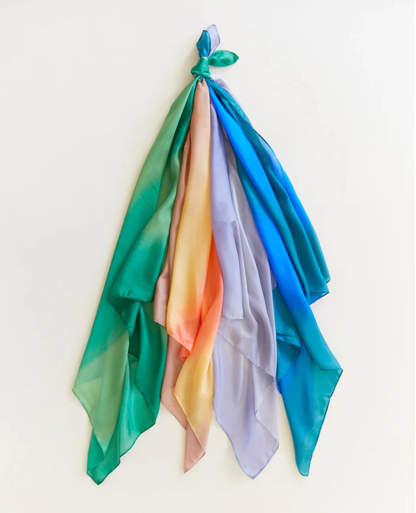 Sarah’s Silks - Earth Playsilks in Ocean - 35”x35” - Alder & Alouette