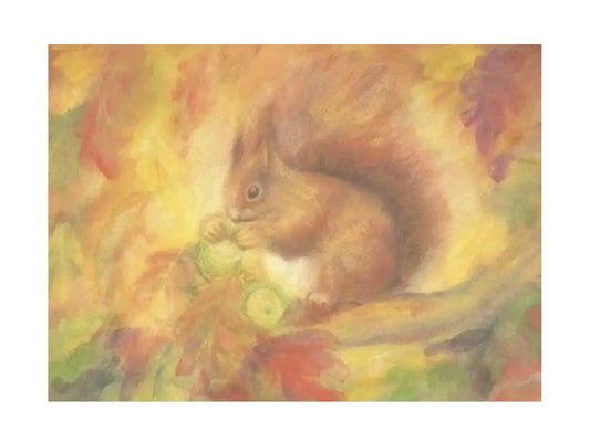 Marjan van Zeyl, Squirrel, Autumn - Alder & Alouette