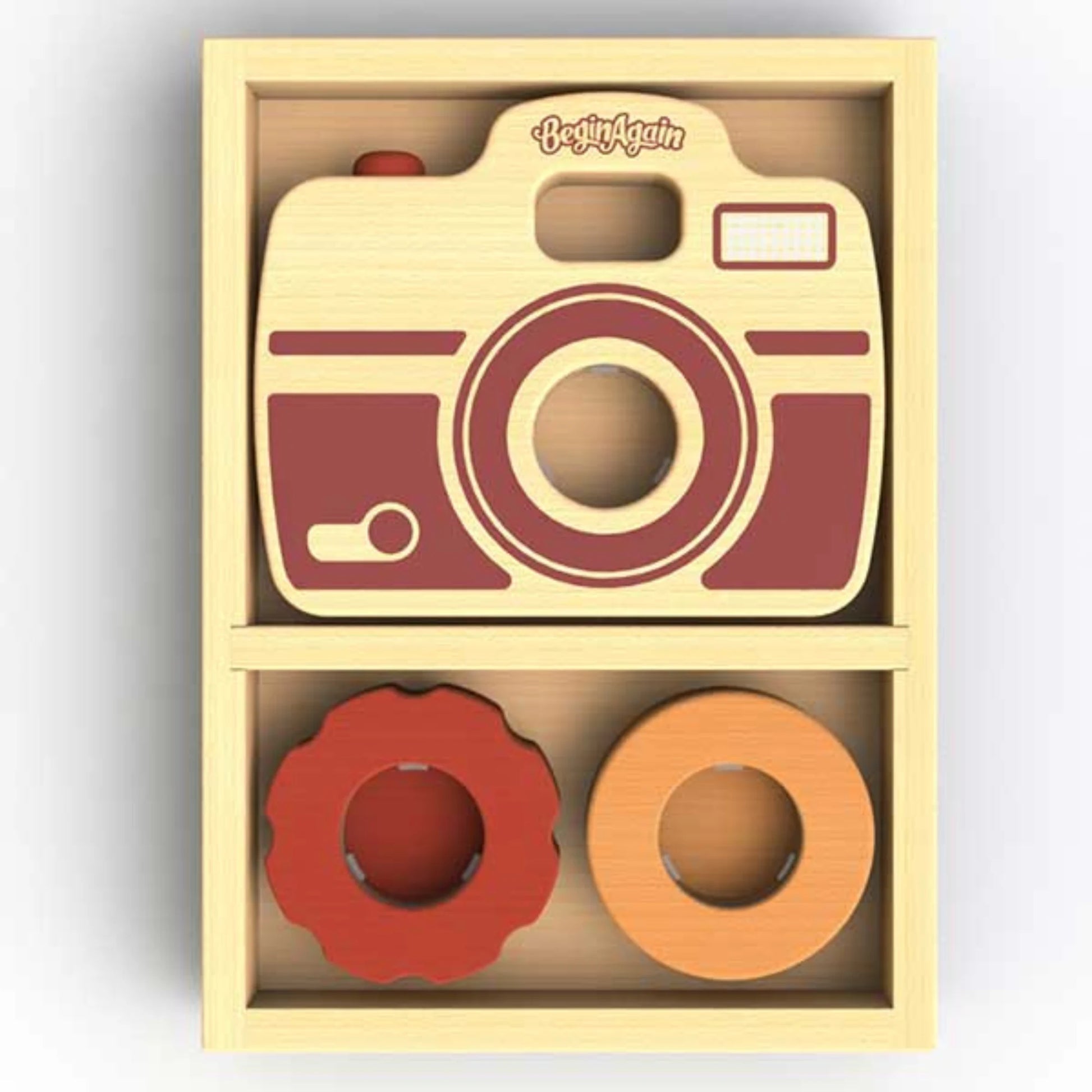 Wooden Toy Camera | Pretend Camera | Toddler Toy - Alder & Alouette