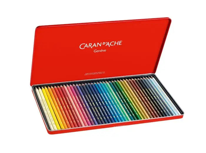 Caran d'Ache Pencils Supracolor Watercolor Pencils in a Tin Case