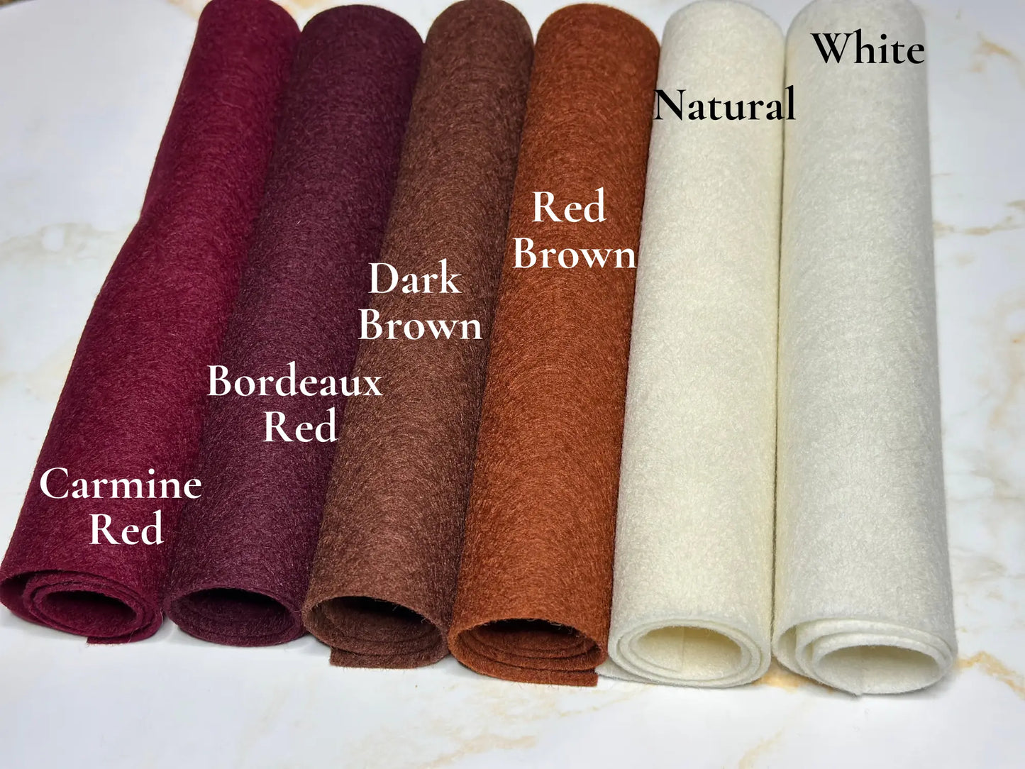 Wool Felt Sheets - Single Sheets