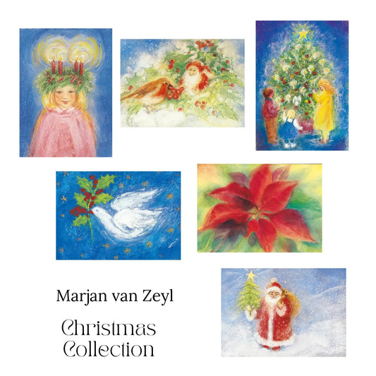 Marjan van Zeyl Christmas Seasonal Postcard Set