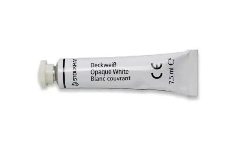 Stockmar Opaque Paint Tube of White - Alder & Alouette