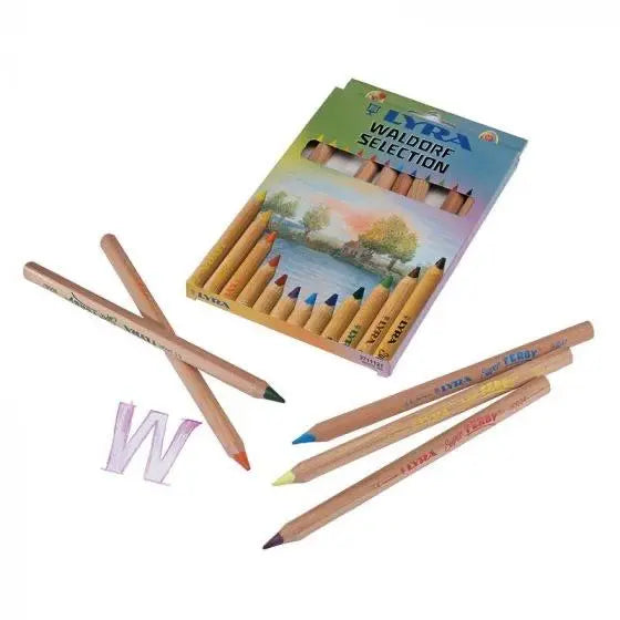 Lyra Super Ferby Waldorf Selection Color Pencils - Alder & Alouette