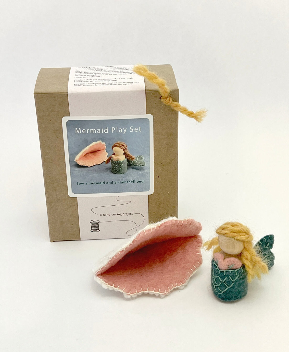 Mermaid Peg Doll Craft Kit - Alder & Alouette