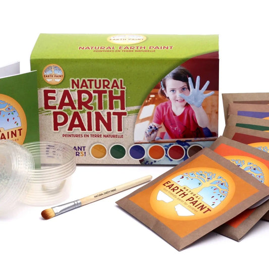 Natural Earth Paint Kit for Kids, 100% Non toxic