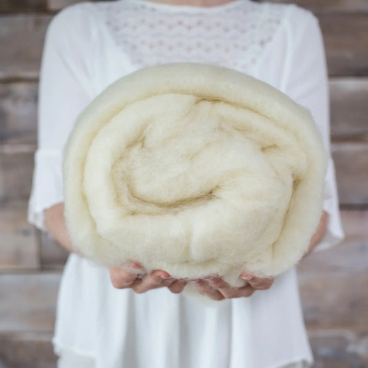Core Wool Batting – Natural Stuffing & Felting Wool | Alder & Alouette