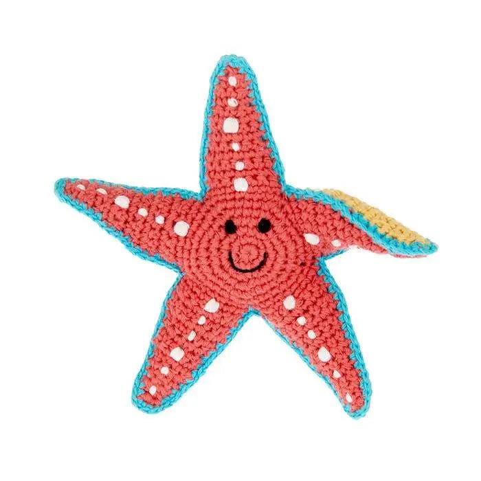 Baby Rattle Colorful Starfish - Alder & Alouette
