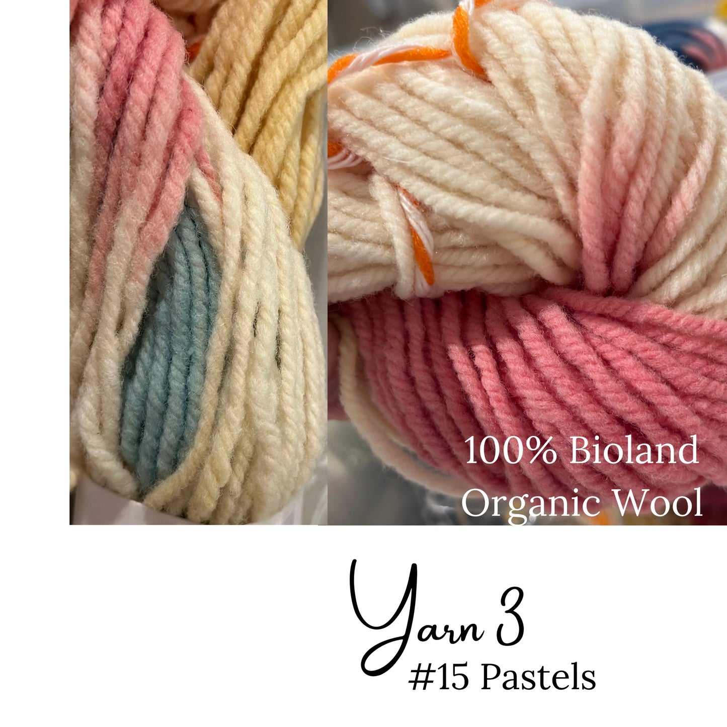 Organic Wool Yarn - Rainbow Yarn - Alder & Alouette