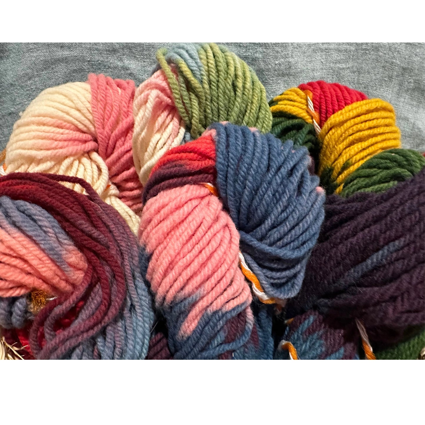 Organic Wool Yarn - Rainbow Yarn - Alder & Alouette