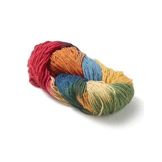 Organic Wool & Silk Plant Dyed Rainbow Yarn -  Alder & Alouette