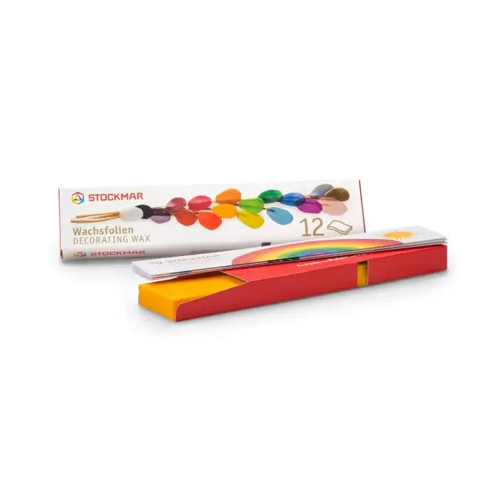 Stockmar Decorating Wax Sheets, Single Colors, Wide or Narrow