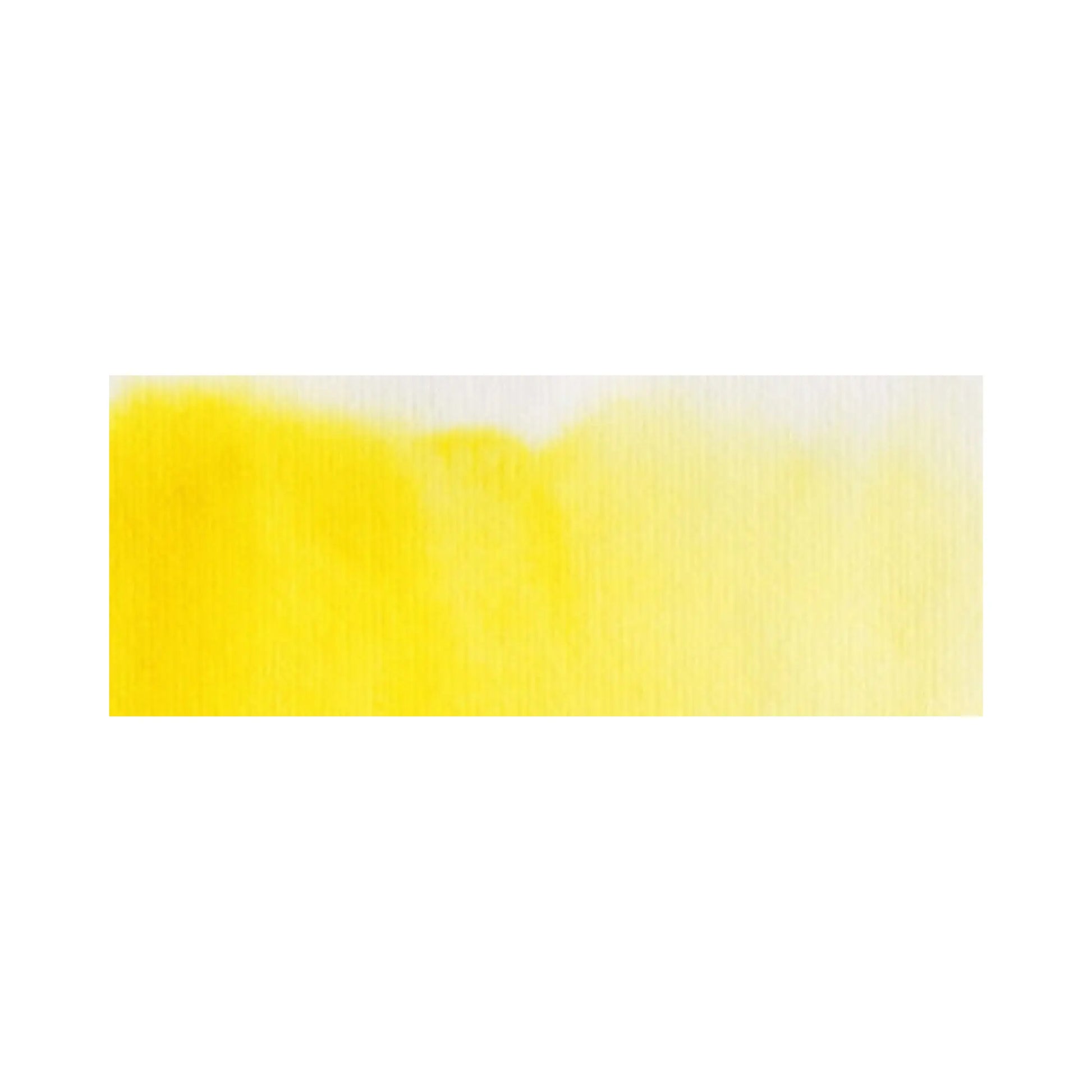 Lemon Yellow Stockmar Watercolor Paint Color Swatch from dark to light