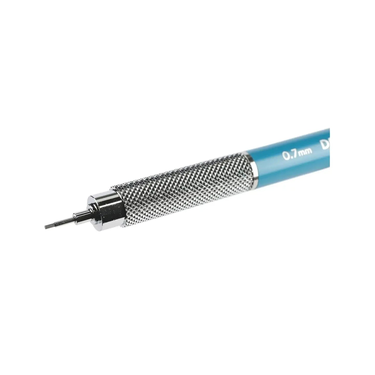 Close up of the textured grip on a Mechanical Pencil