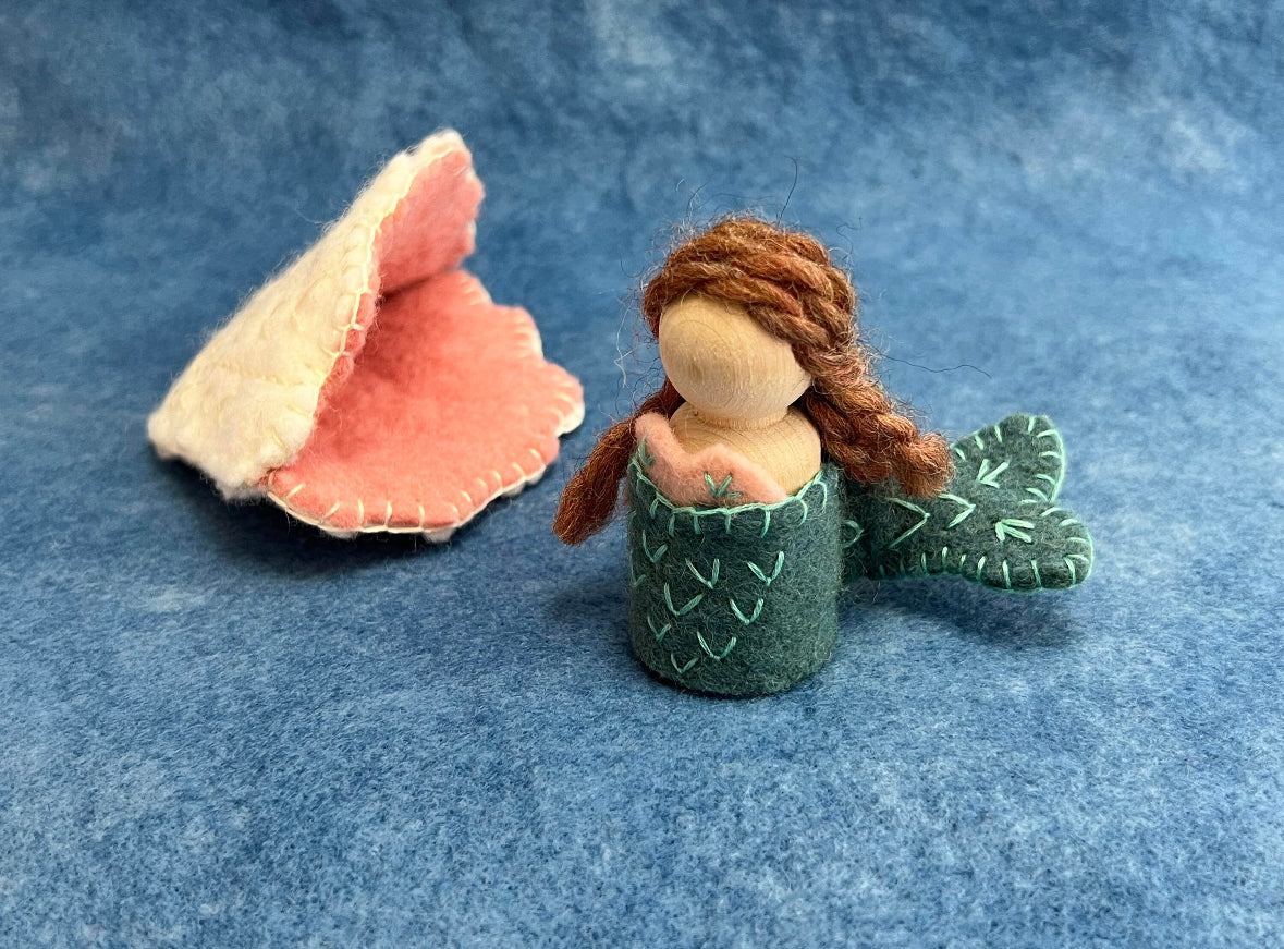 How to Make a Mermaid Peg Doll Craft Kit - Alder & Alouette