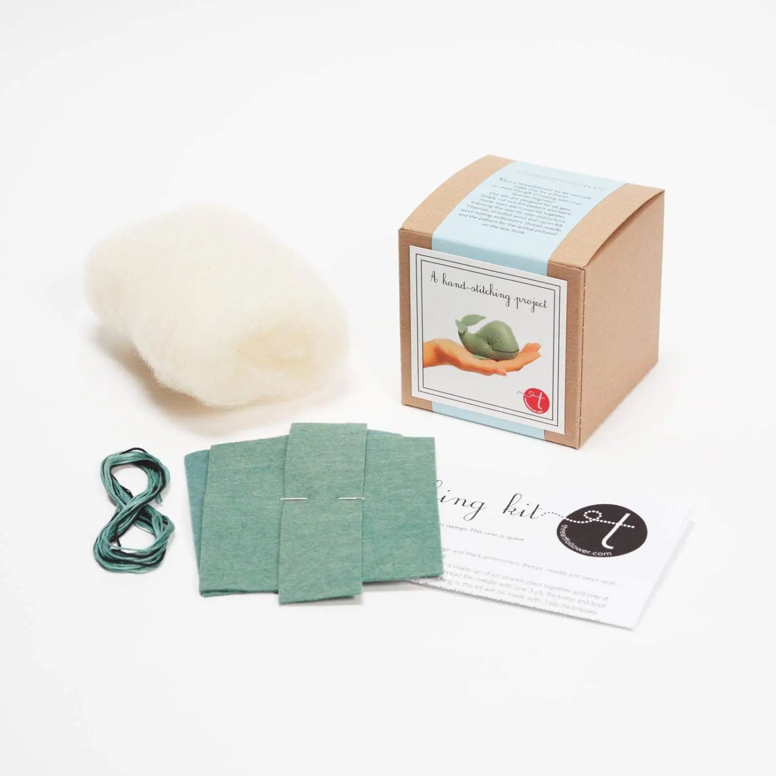 Whale Hand Sewing Kit (Beginner Level) Alder & Alouette