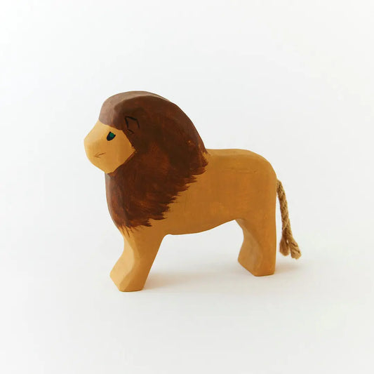Wooden Animal – Sarah’s Silks Lion for Nature-Inspired Imaginative Play