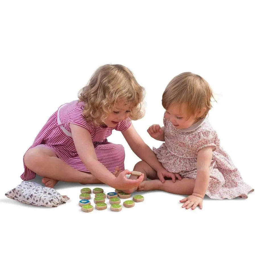 Wooden Memory Game | Toddler Game | First Game - Alder & Alouette
