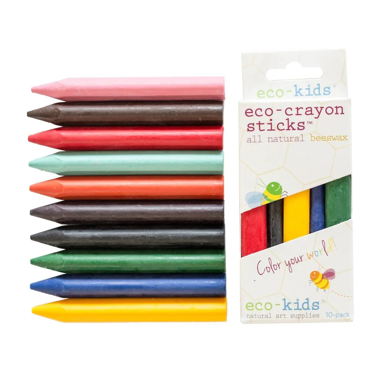 eco-kids Eco Crayons - 10 pack - Alder & Alouette