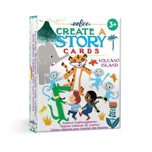 Creative Game by eeBoo, Volcano Island Story Cards - Alder & Alouette