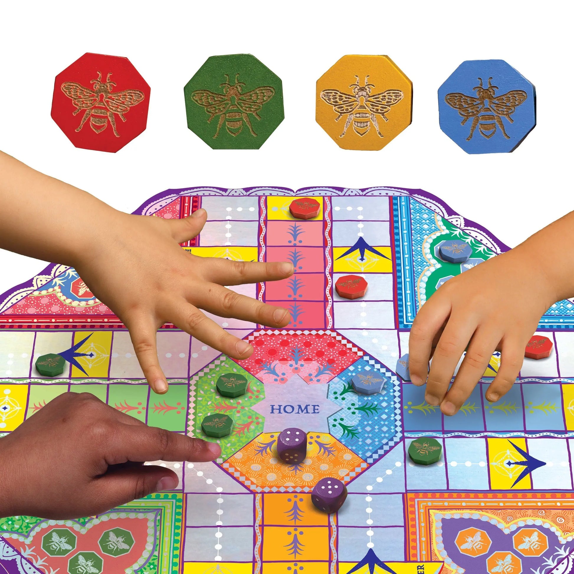 eeBoo Games | Pachisi | Board Game | Classic Game - Alder & Alouette