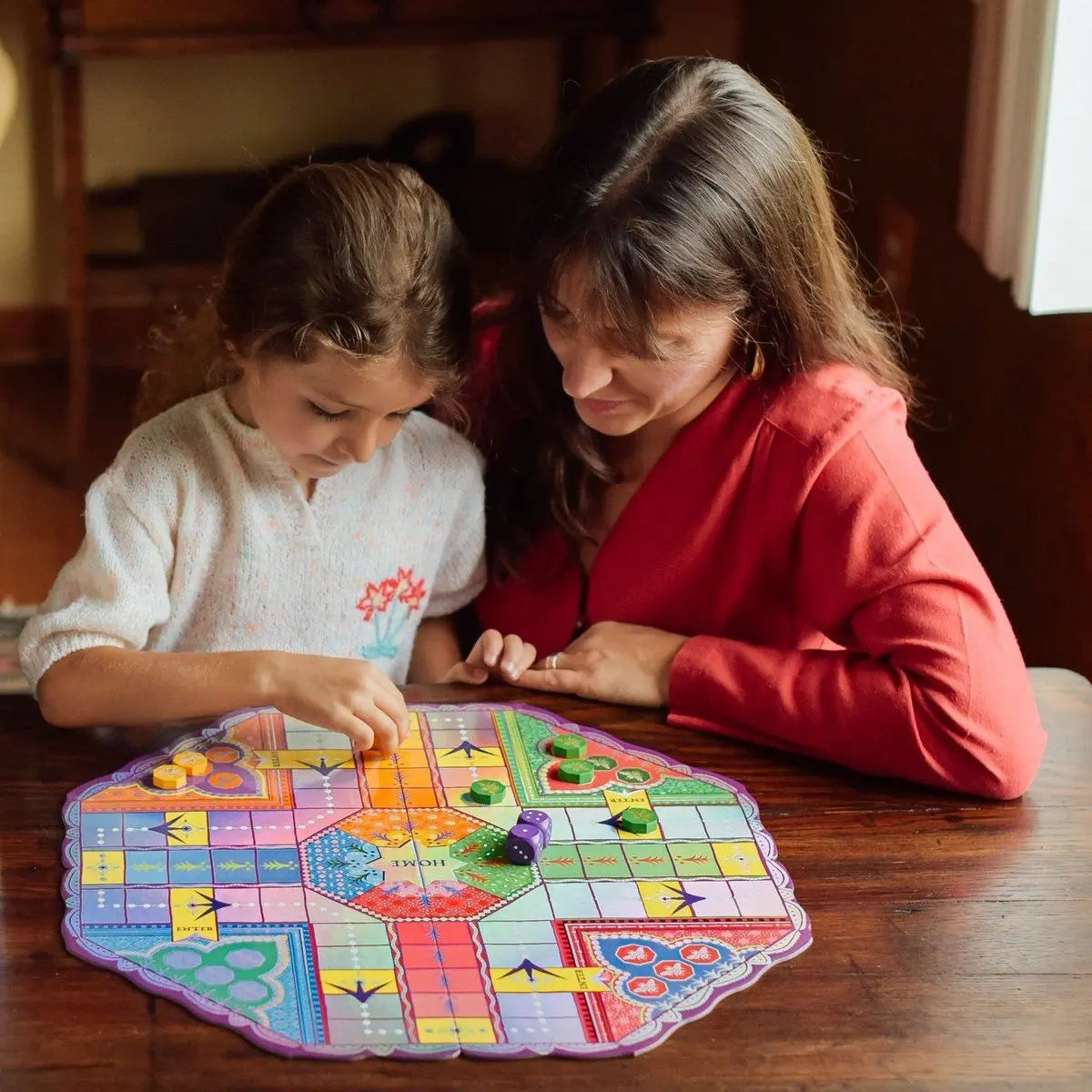 eeBoo Games | Pachisi | Board Game | Classic Game - Alder & Alouette