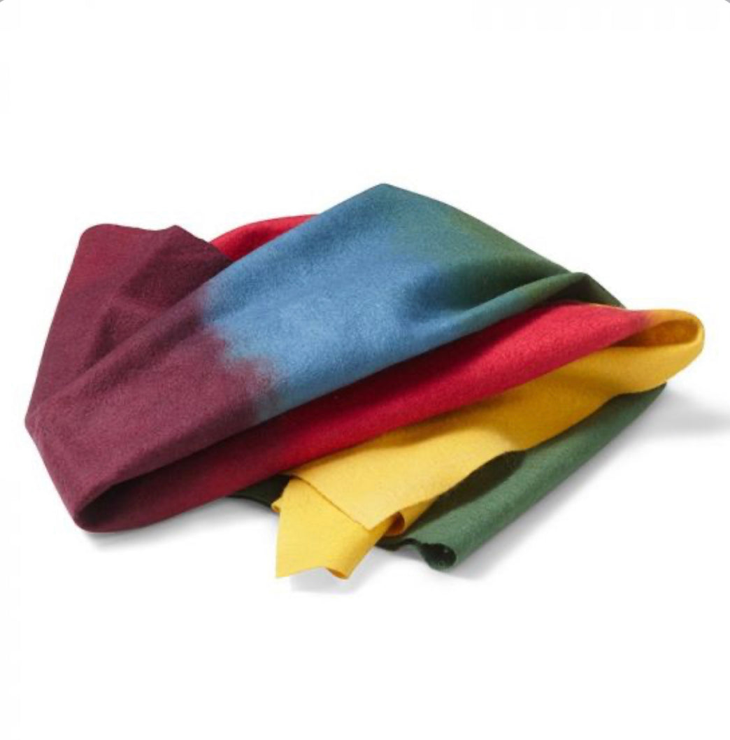 Filges Wool Felt Bioland 78.7''x17.7'' - Rainbow Wool felt - Alder & Alouette