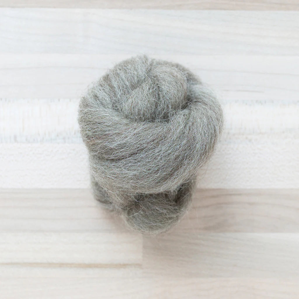 Hedgehog Wool Roving Felter's Flowing on tabletop