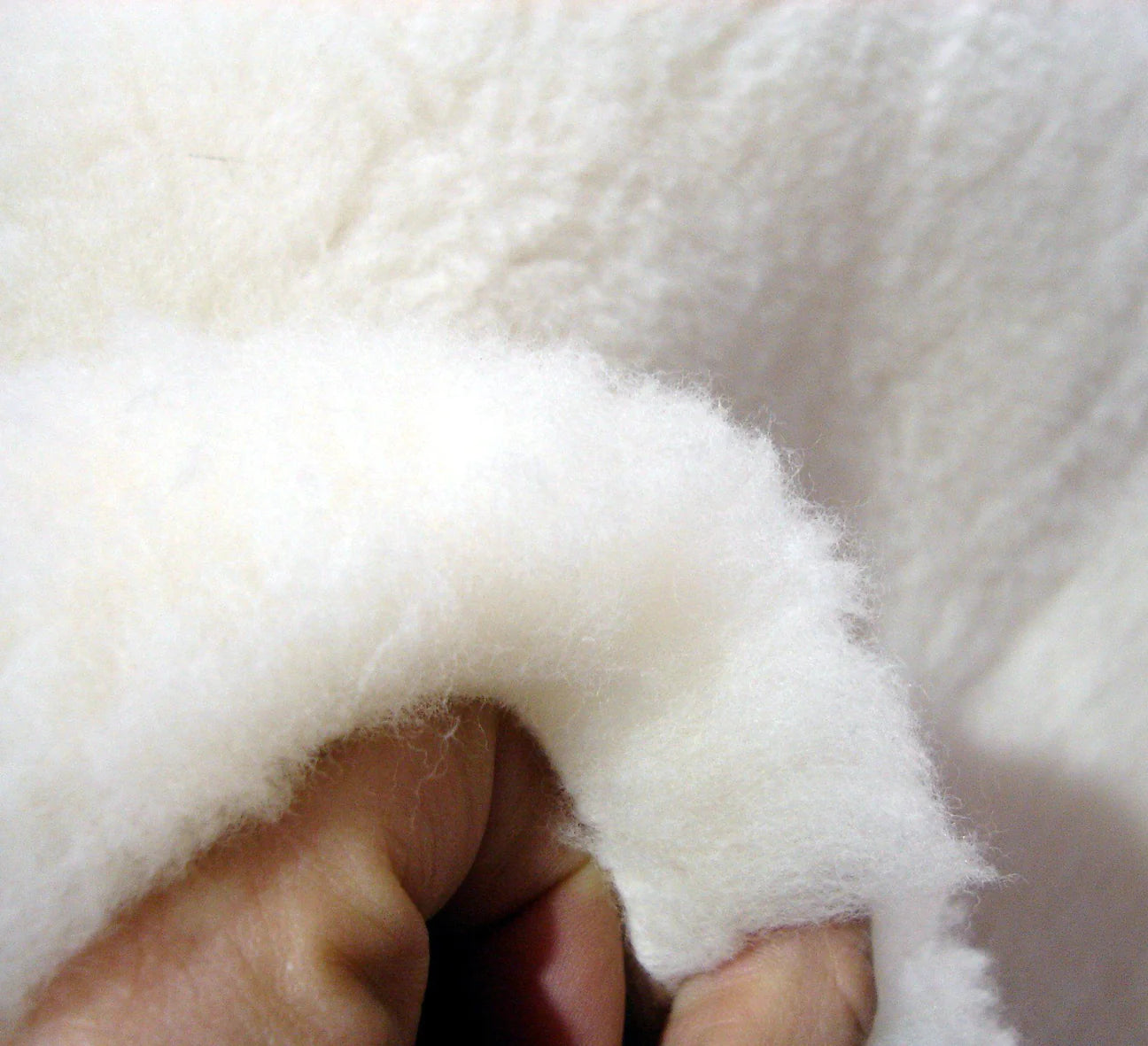 Natural Wool Sheared Fleece with Cotton Back for Baby  - Alder & Alouette