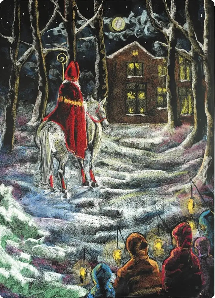 Kapitein Kalk Art Saint Nicholas Day - Bright December Moon Geertje Kapiteijns - Alder & Alouette