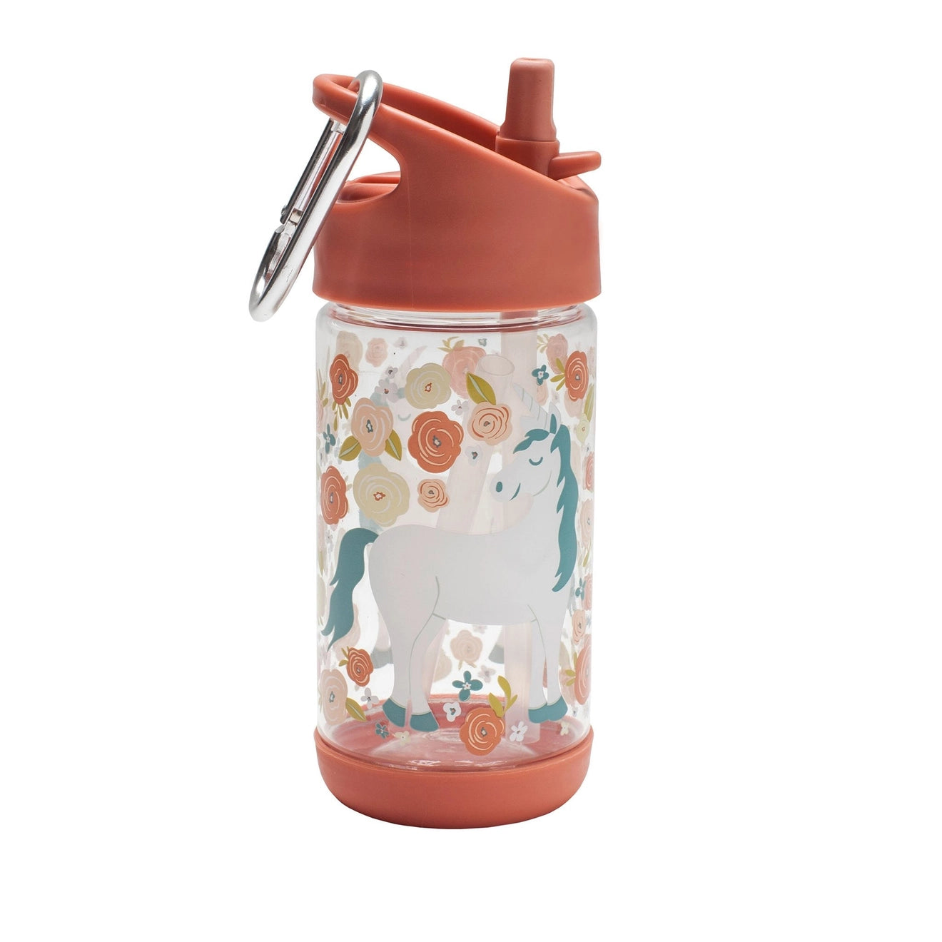 Unicorn Flip & Sip Drink Bottle with Carabiner - Alder & Alouette