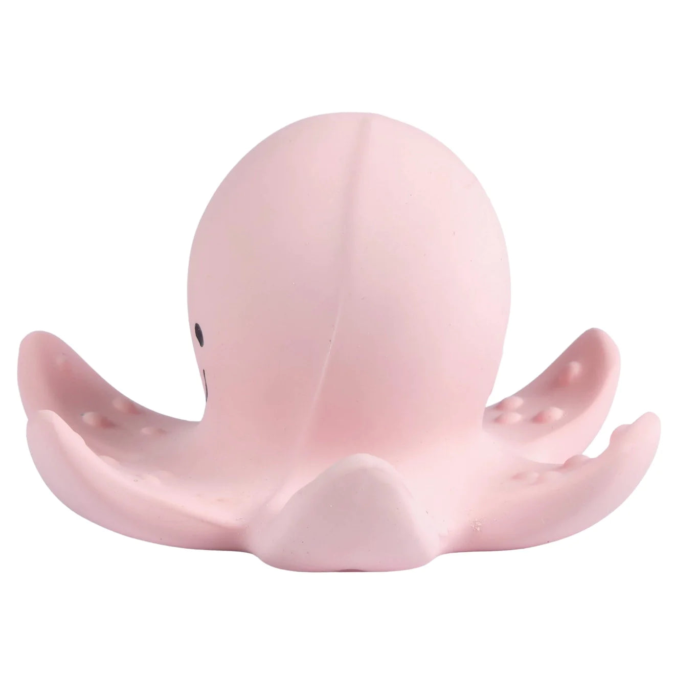 Tikiri Ocean Buddies - Organic Natural Rubber - Bath Toy, Teether, Rattle & Pretend Play Toy — Octopus
