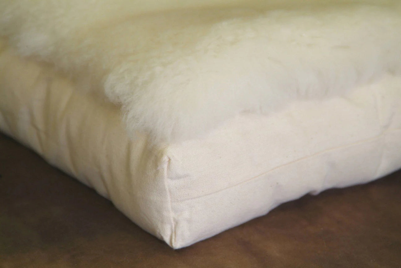 Natural Wool Sheared Fleece with Cotton Back for Baby  - Alder & Alouette