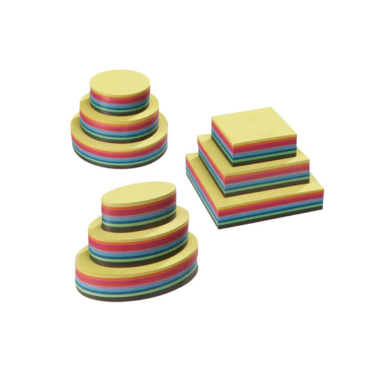 Folding Paper 60 GSM Assorted  – 3 Sizes & Shapes | Alder & Alouette