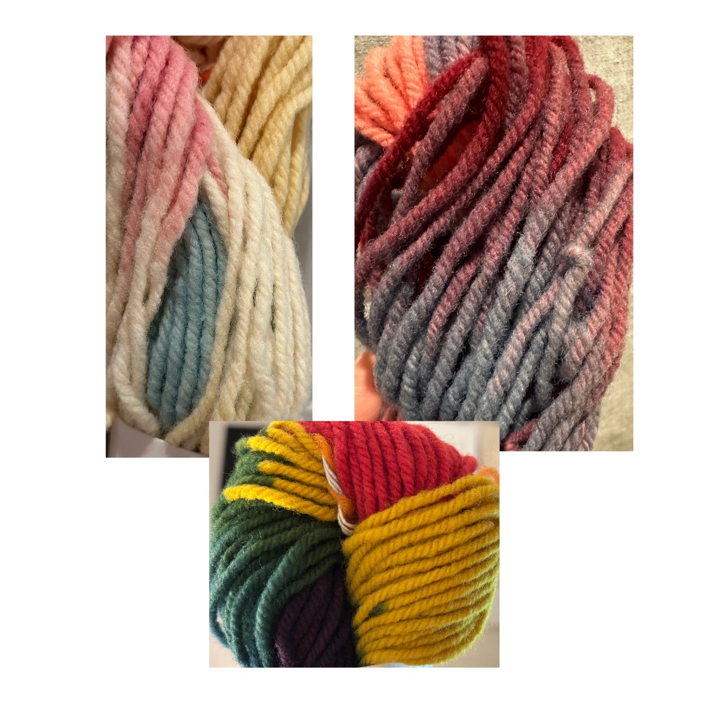 Organic Wool Yarn - Rainbow Yarn - Alder & Alouette