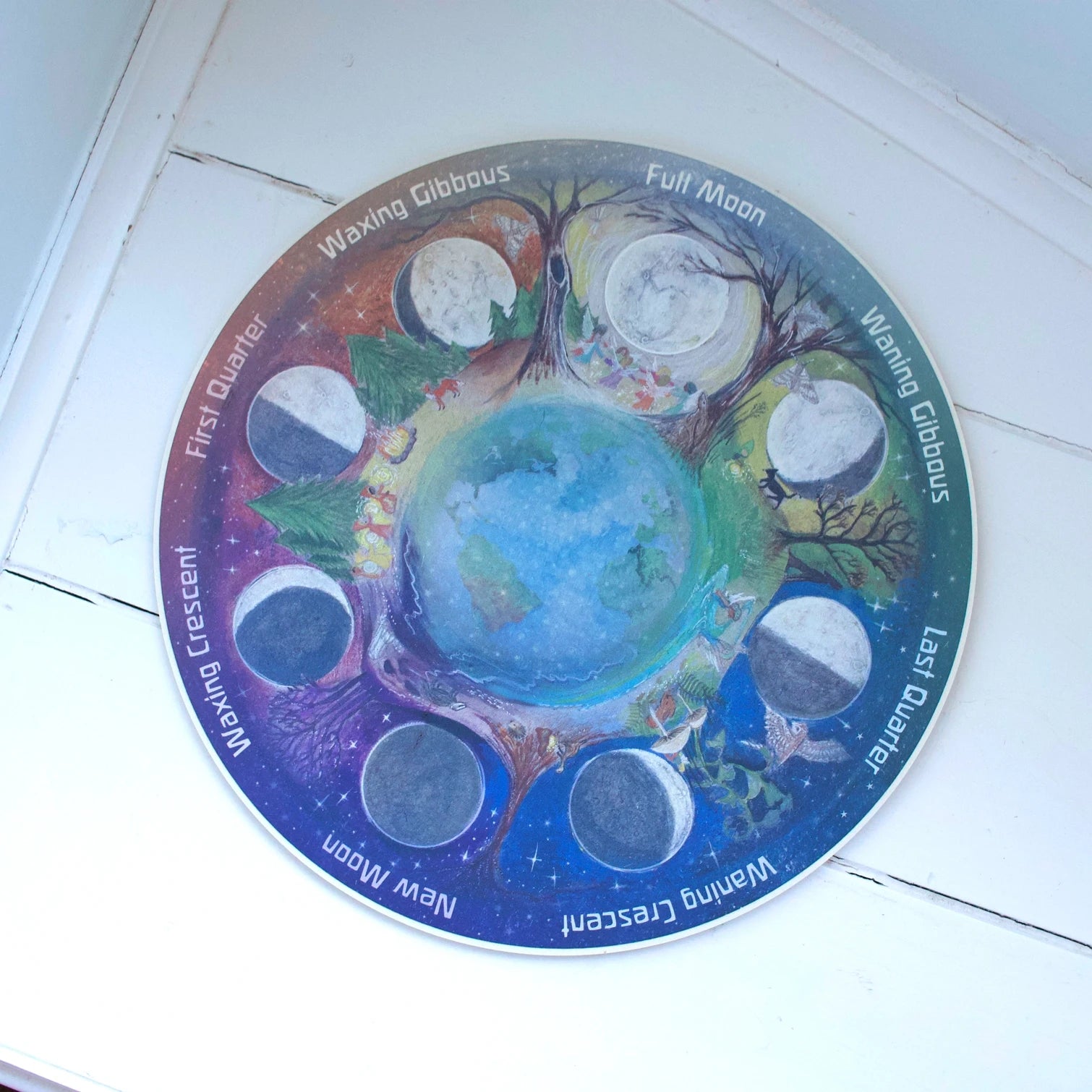 Phases of the Moon Wheel by the Wilded Family - Alder & Alouette