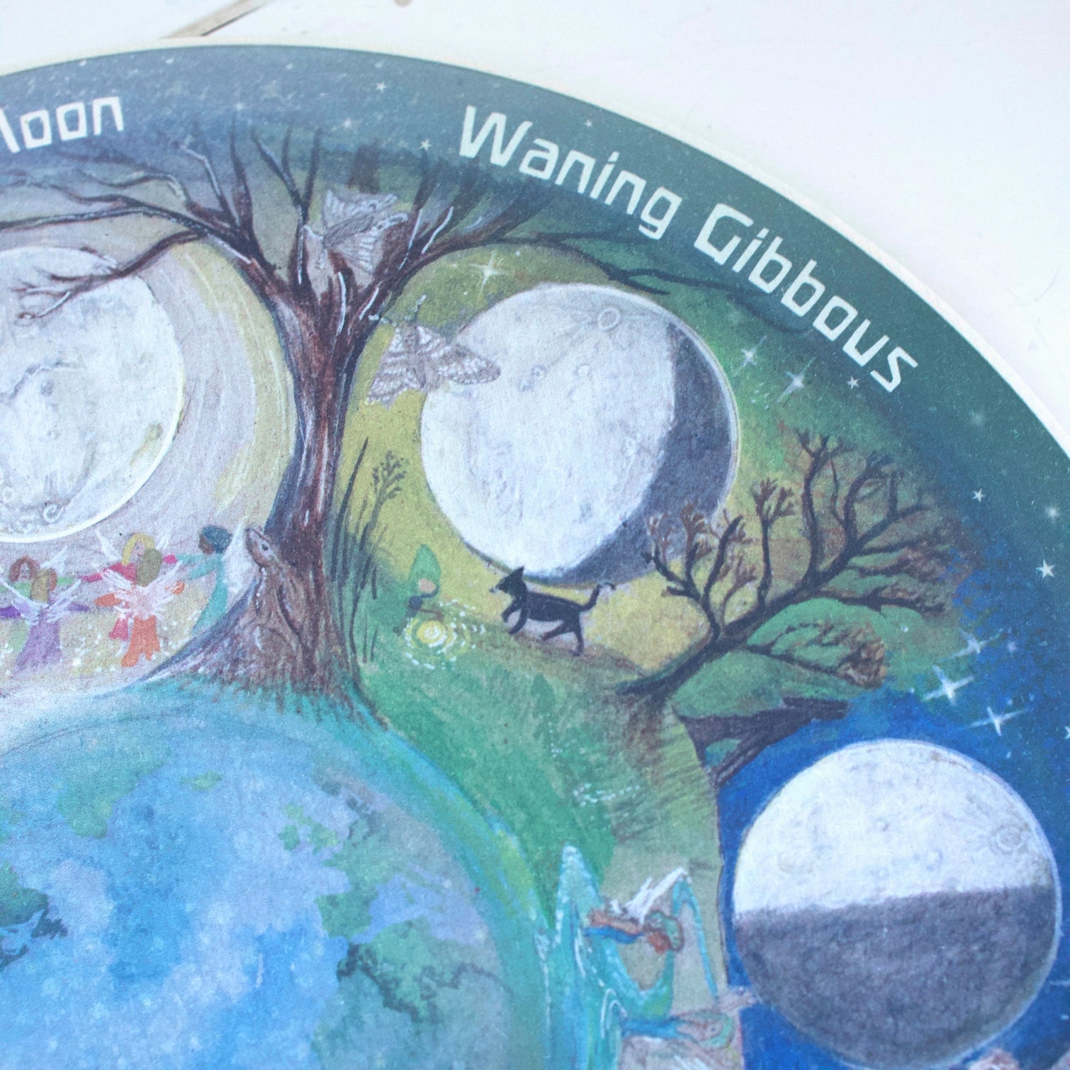 Phases of the Moon Wheel by the Wilded Family - Alder & Alouette