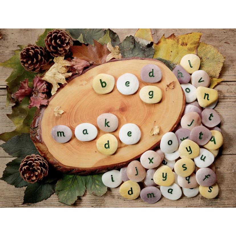 Alphabet Pebbles, Lower Case, Literacy Manipulative - Alder & Alouette