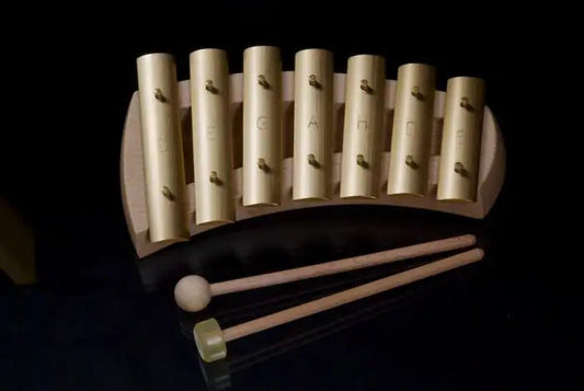 Auris Glockenspiel, Pentatonic with 2 Mallets - 7 tones 440’Hz PercussionMusic - Alder & Alouette