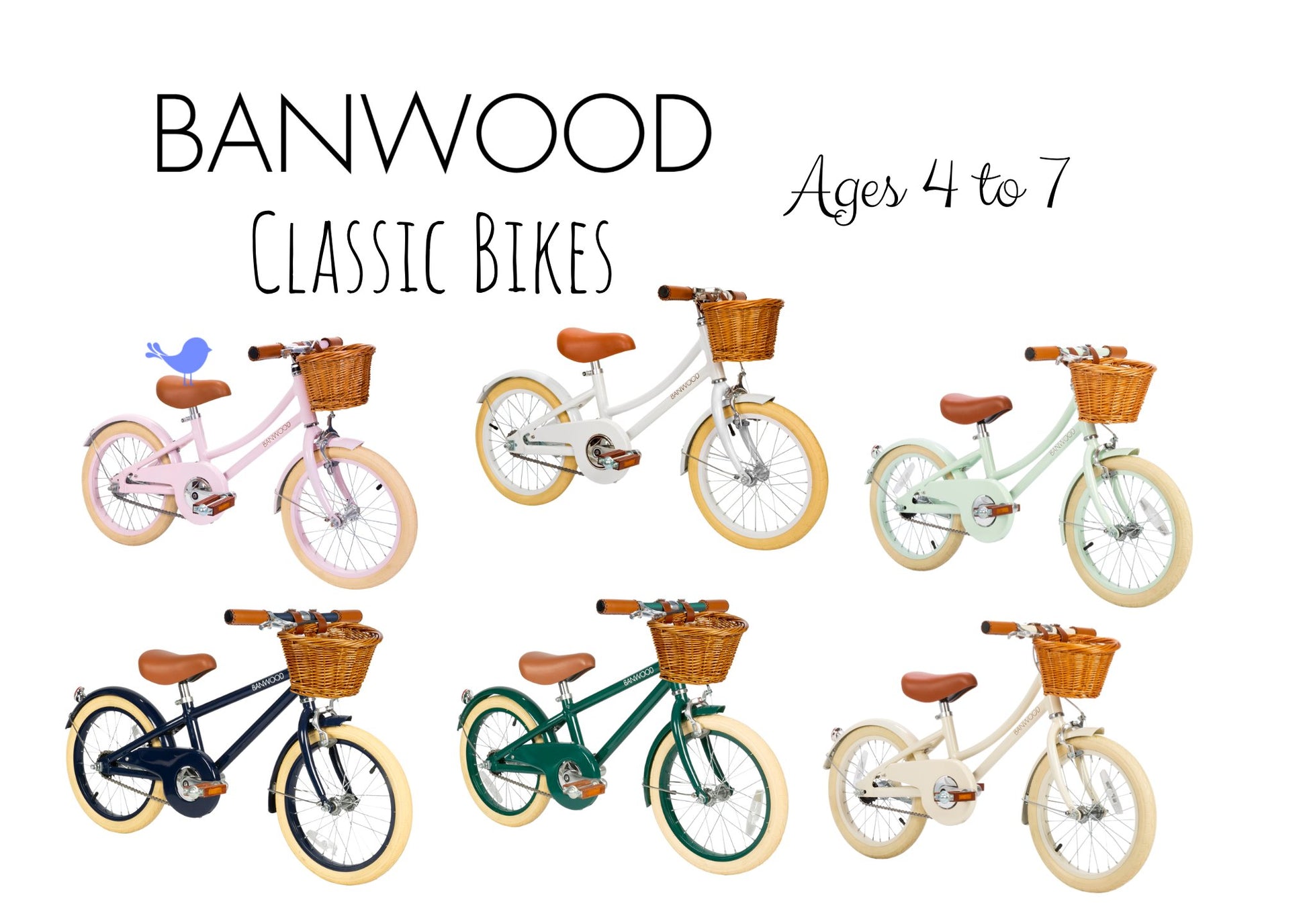 BANWOOD Classic Bike for Kids Banwood Bikes - Alder & Alouette