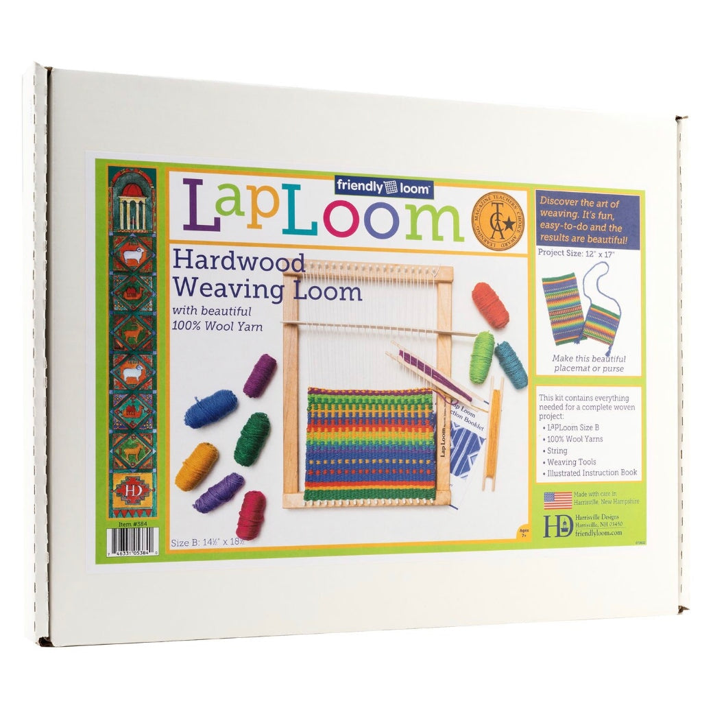 Children’s Lap Loom B Lap and Table Loom - 14.5” x 18.5” Weaving - Alder & Alouette