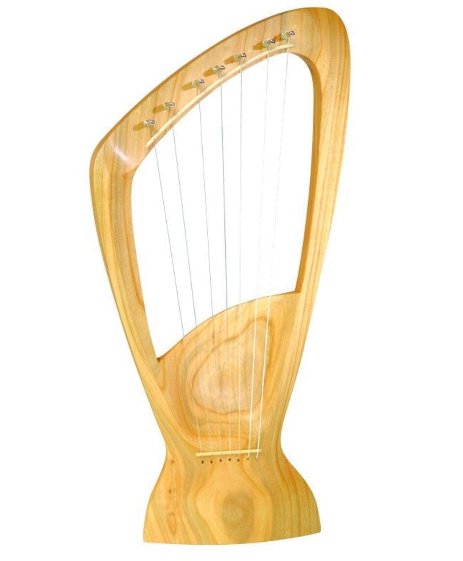 Choroi Pentatonic Children's Harp, 7-Strings Lyre - Alder & Alouette