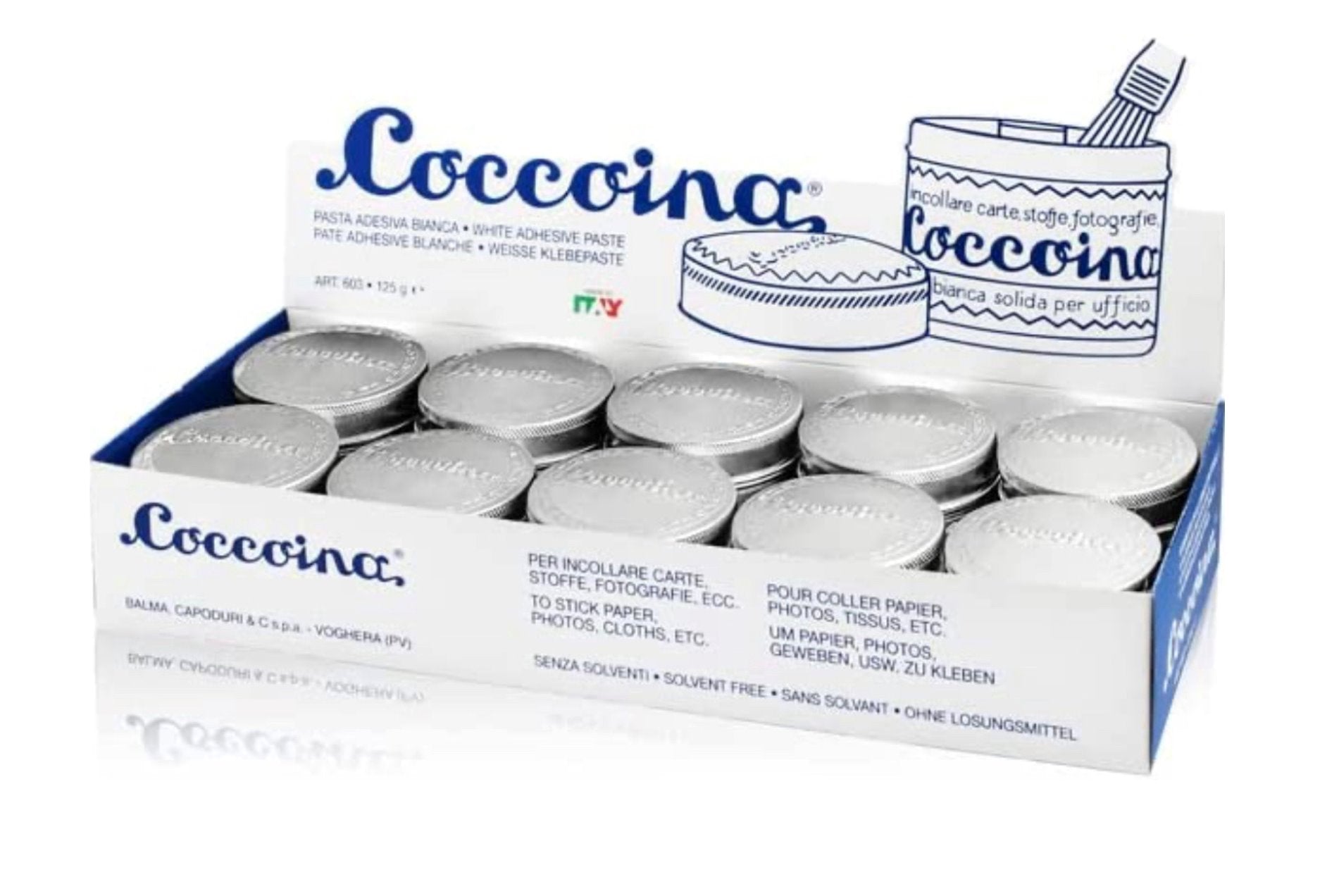 Coccoina Adhesive Paste, Water-Based, Plant-Based - Alder & Alouette