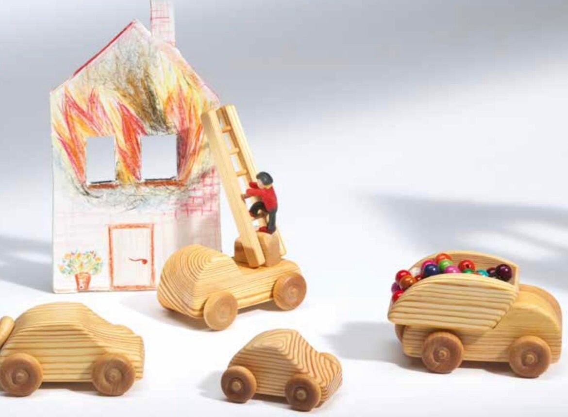 Large best sale wooden car