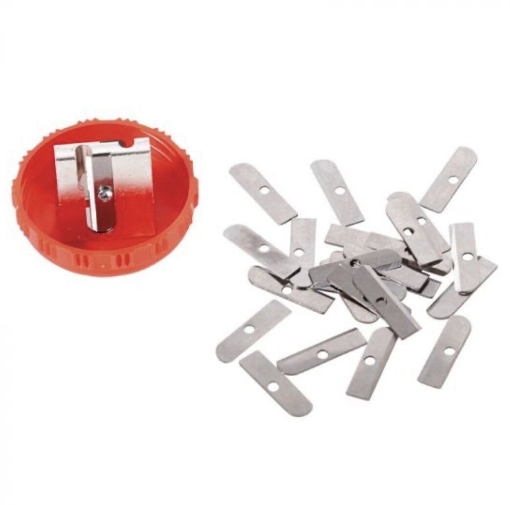 Dual Color Pencil Sharpener with Replaceable Blade - Alder & Alouette
