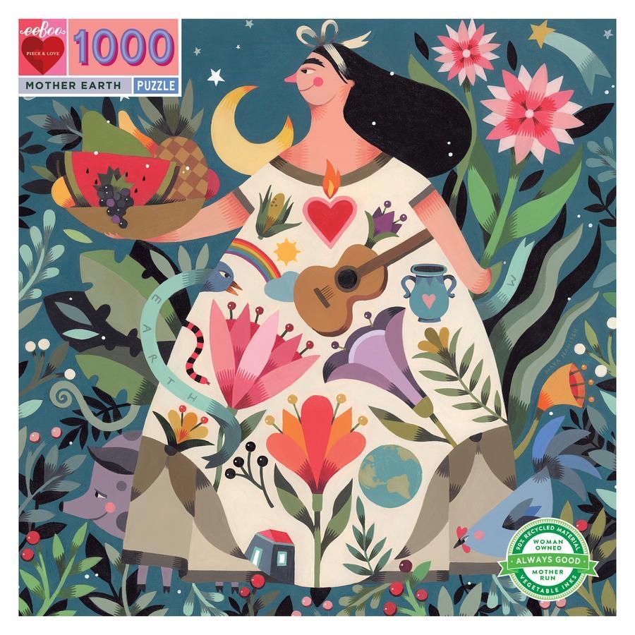 eeBoo Puzzle | Mother Earth Puzzle, 1000 Pieces  - Alder & Alouette