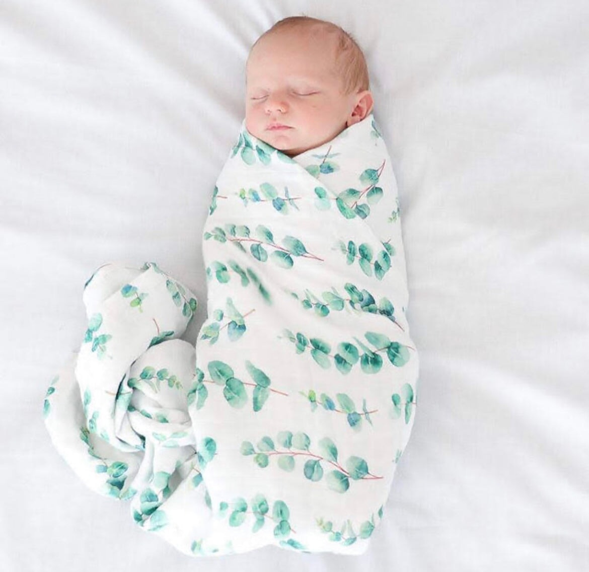 Eucalyptus Muslin Swaddle Set | OKEO-TEX Certified Baby Blanket - Alder & Alouette