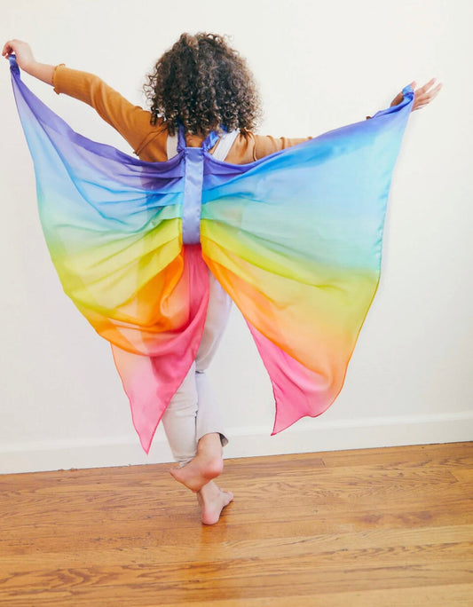 Silk Fairy Wings for Dress Up Pretend Play - Alder & Alouette